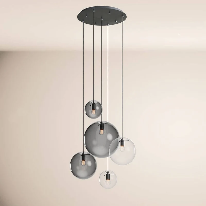 s.luce Orb 5-flammige Galerielampe Modular