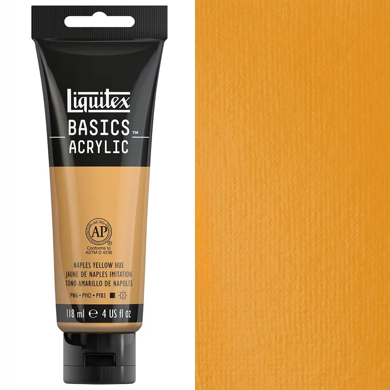 Liquitex - Basics Acrylic Colour - 118ml Naples Yellow