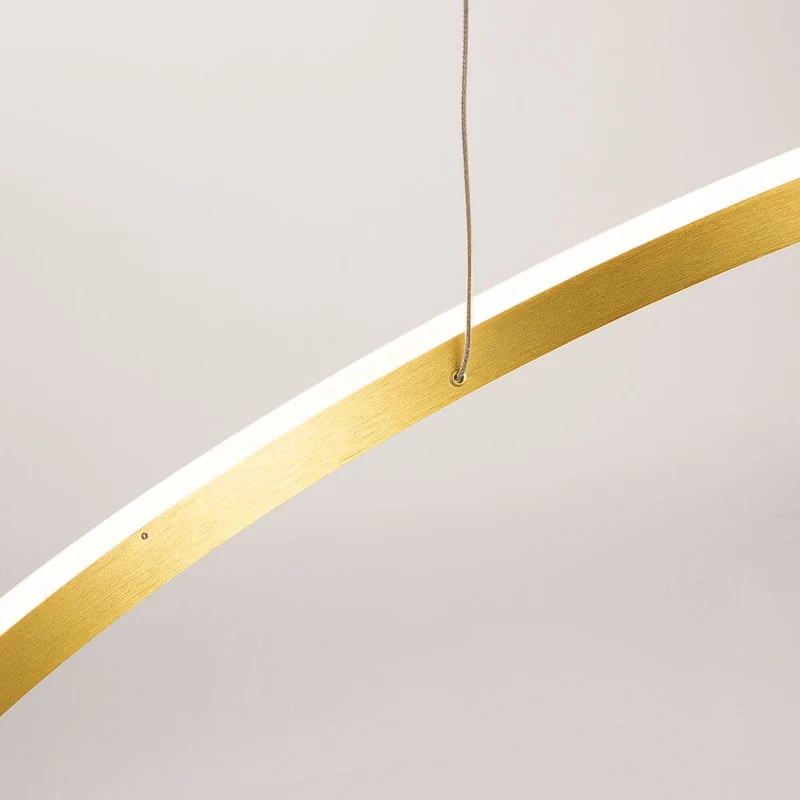 s.luce LED Ring Hängelampe 2-flammig Exzentrisch