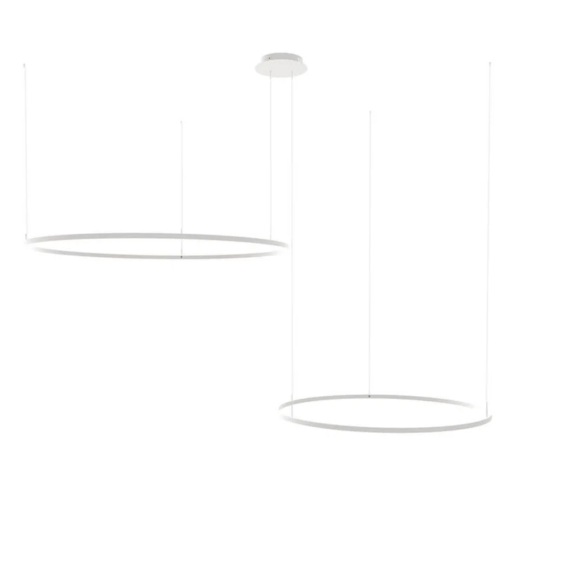 s.luce LED Ring Hängelampe 2-flammig Exzentrisch
