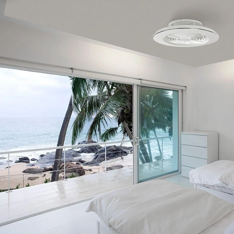 Alisio LED-Deckenleuchte + Ventilator