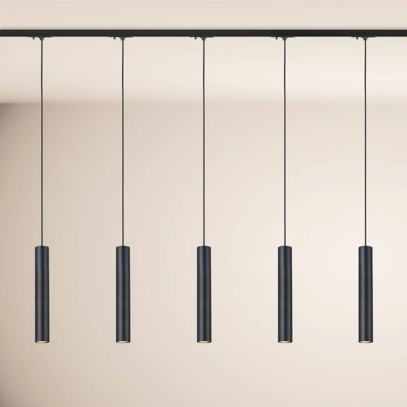 s.luce Crutch Hängelampe 1-Phasen-Schiene 200cm Endeinspeiser