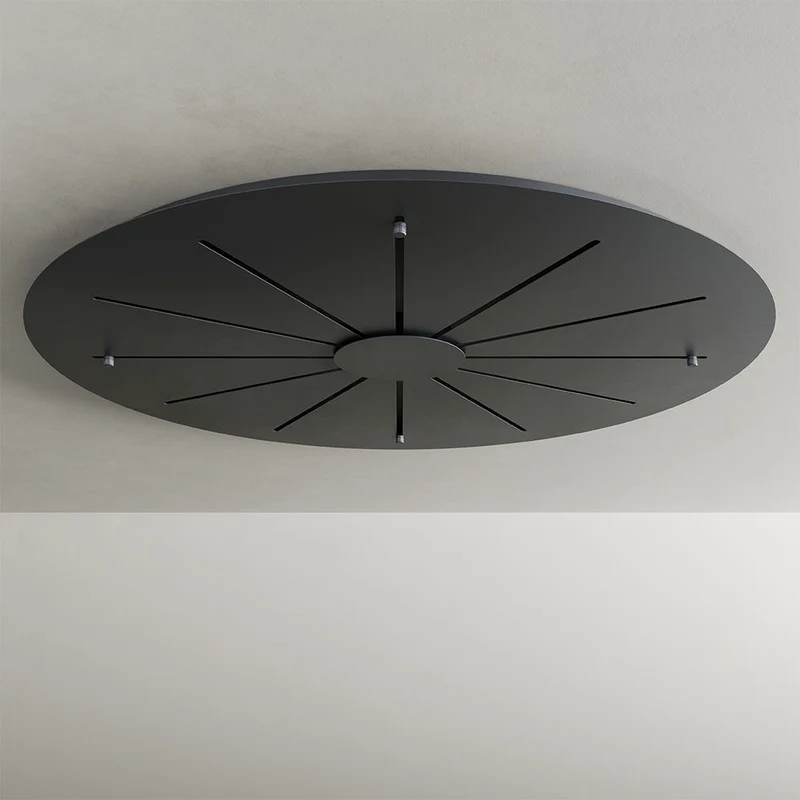 s.luce Fusion XXL Galerieleuchte 8-flammig LED-Ring