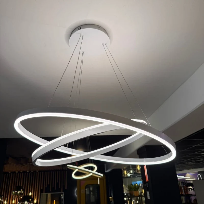s.luce LED Ring Hängeleuchte 2-flammig Zentrisch