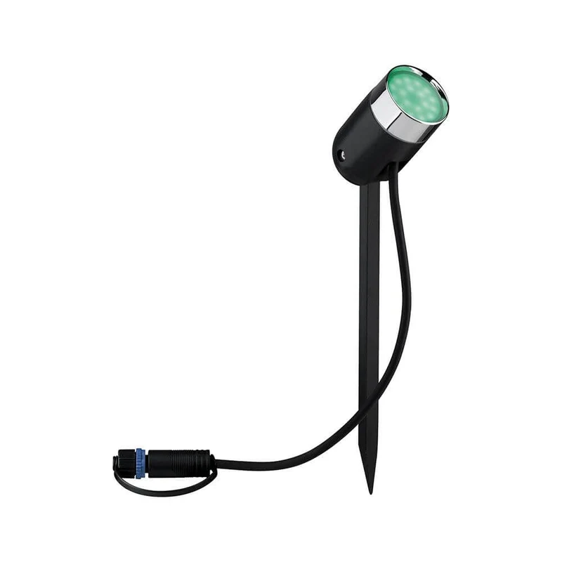 Plug & Shine LED Gartenstrahler Smart Home Zigbee Anthrazit IP65