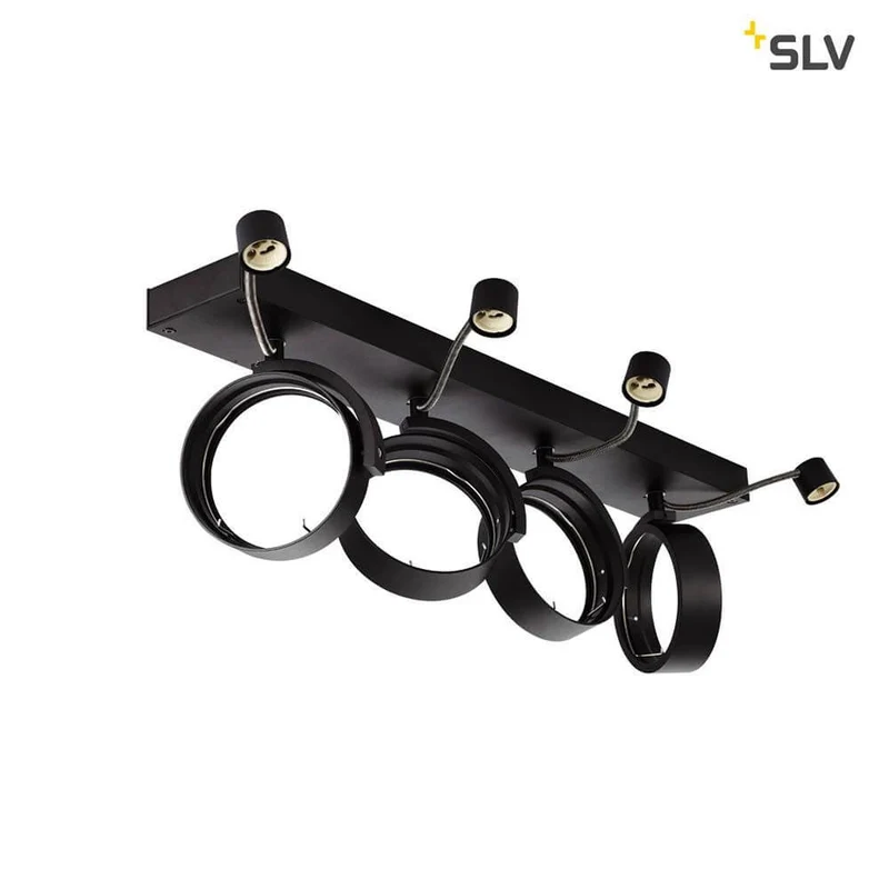 Kalu Aufbauleuchte Quad QPAR111 Schwarz