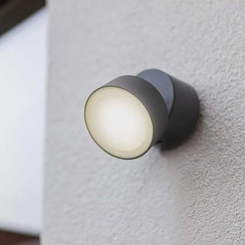 LED Außenwandleuchte Trumpet M IP54 Anthrazit