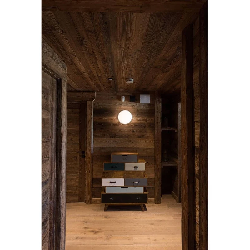 Corona LED Deckenleuchte rund 3000K Alu-Gebürstet