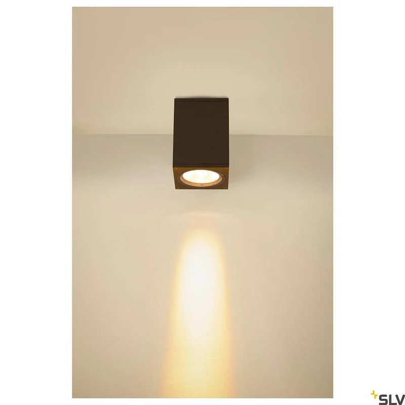 Enola Square Outdoor LED Deckenaufbauleuchte Anthrazit CCT