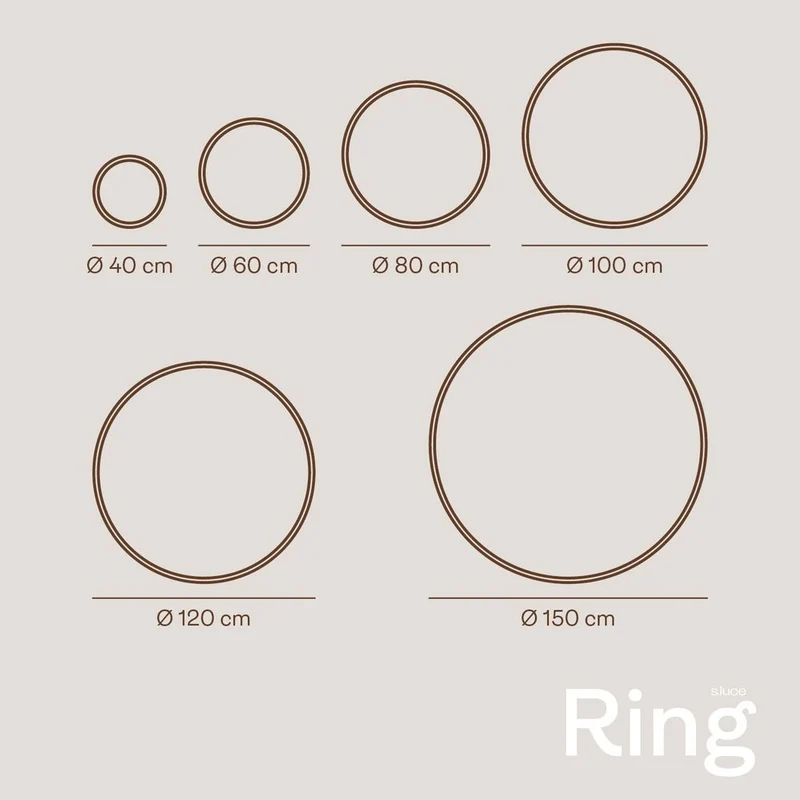 s.luce LED Ring Pendelleuchte rund Direkt oder Indirekt