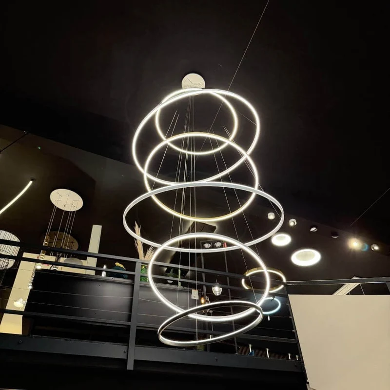 s.luce LED Ring Pendelleuchte rund Direkt oder Indirekt