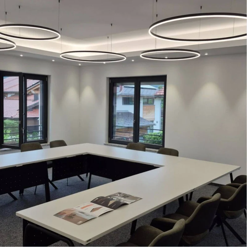 s.luce LED Ring Pendelleuchte rund Direkt oder Indirekt