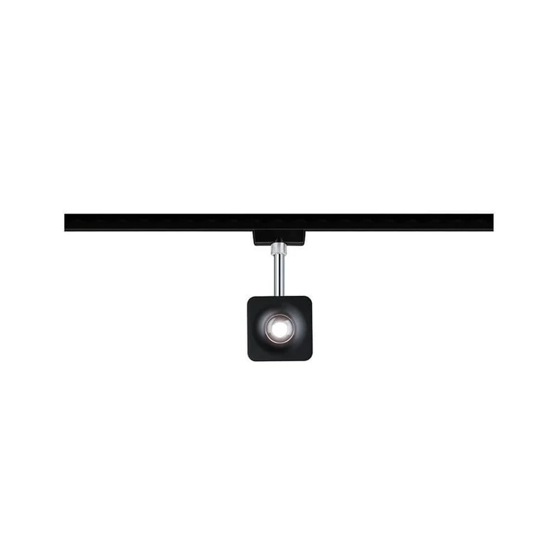 U-Rail LED Schienenspot Cube Spot Schwarz-Matt Dimmbar
