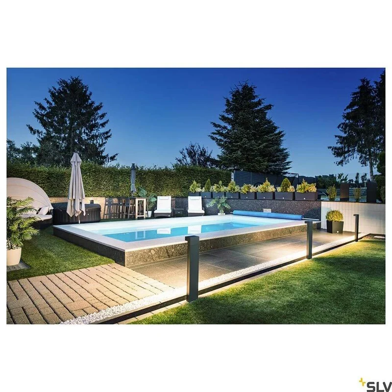 L-Line LED Pollerleuchte Pole Anthrazit CCT IP65