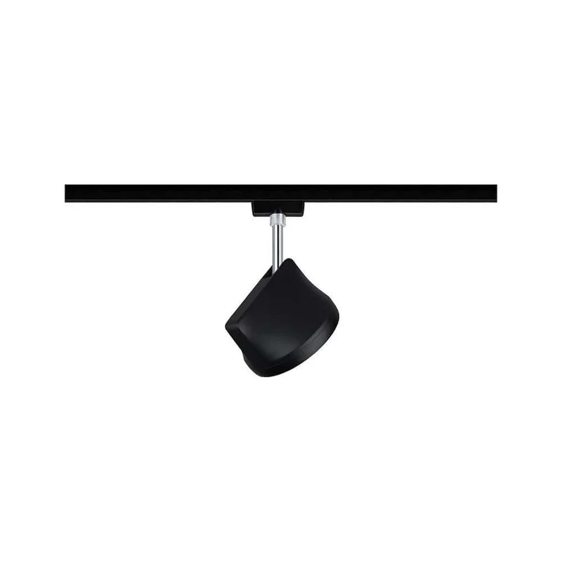 U-Rail LED Schienenspot Arena Einzelspot Dimmbar Schwarz-Matt, Chrom