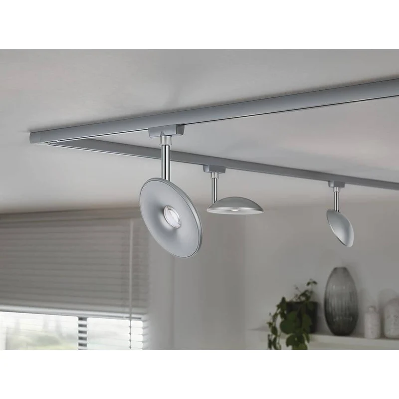 U-Rail LED Schienenspot Sphere Einzelspot Chrom-Matt Dimmbar