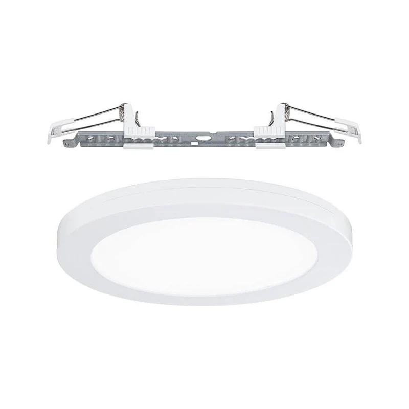 LED Einbaupanel 2 in 1 Cover-it Rund Weiß-Matt