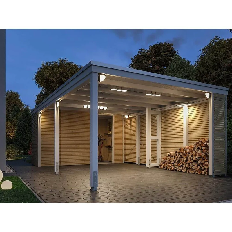 Park + Light LED Außenwandleuchte Ikosea Anthrazit