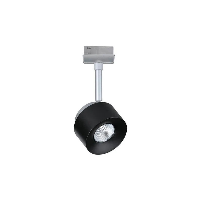 U-Rail LED Schienenspot Pane Einzelspot Schwarz, Chrom