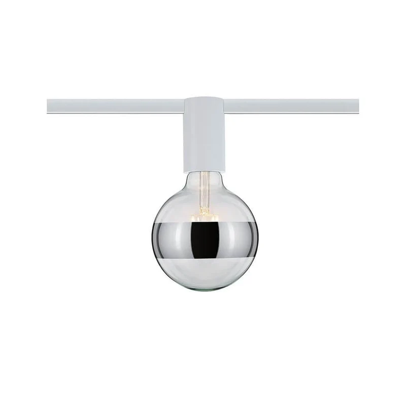U-Rail Schienenspot Socket Einzelspot Weiß