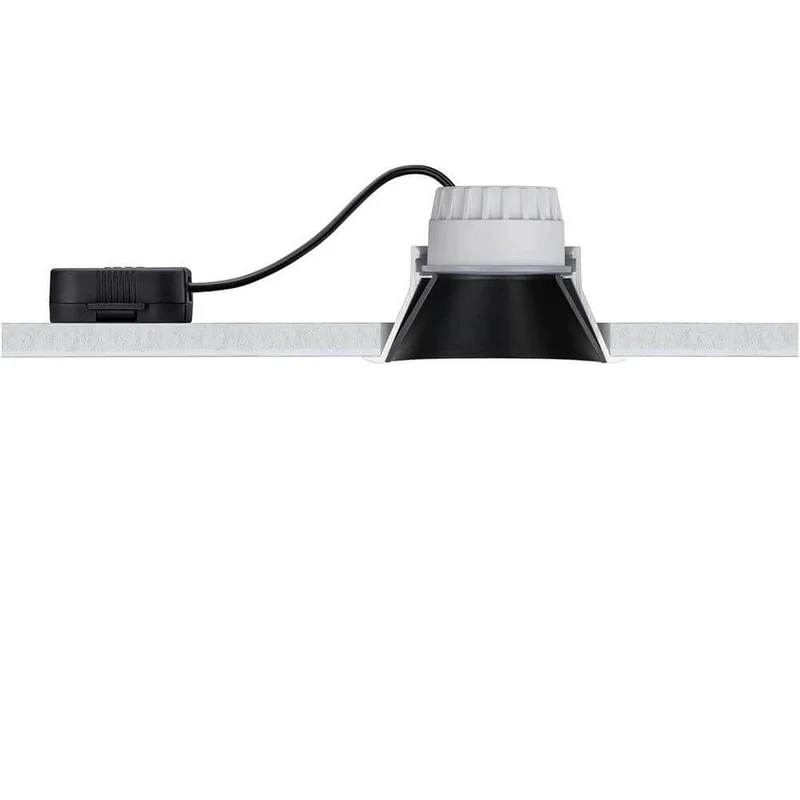 LED Einbauleuchte Cole LED Rund 8,8cm Weiß, Schwarz