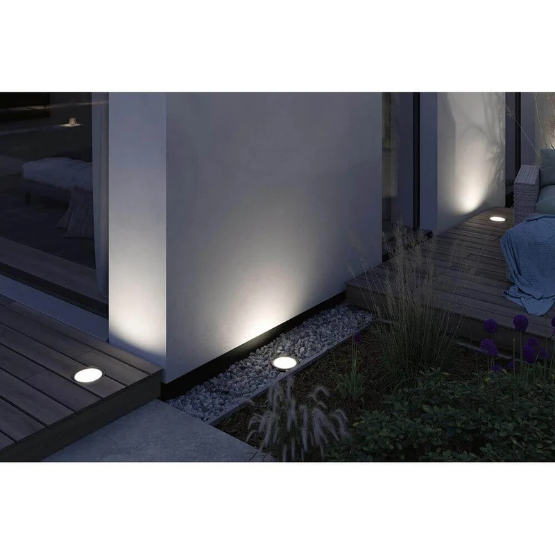 LED Einbau-Wandfluter Ocos IP67 Anthrazit Metall