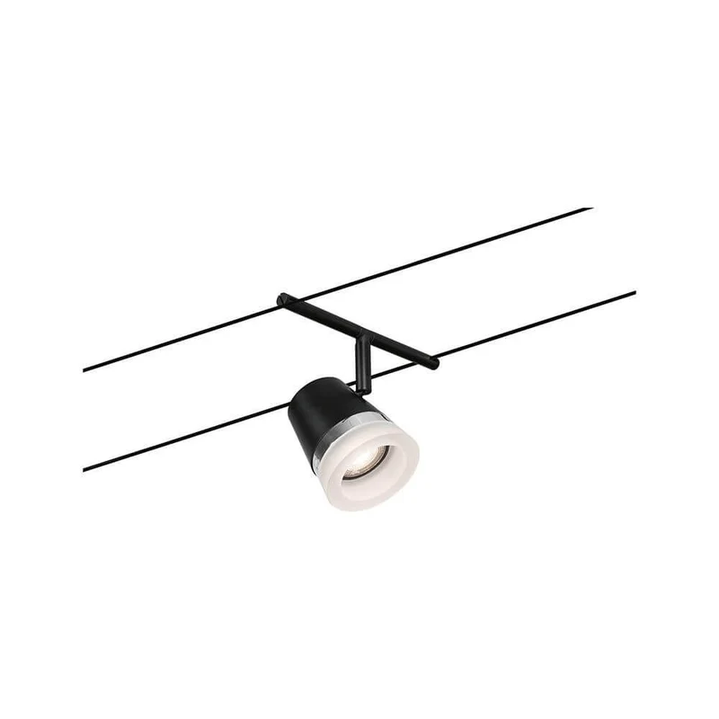 CorDuo Seilsystem 5-flammig Cone Basis-Set Schwarz, Chrom