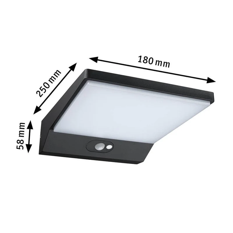 LED Außenwandleuchte Ronea mit Bewegungsmelder IP44