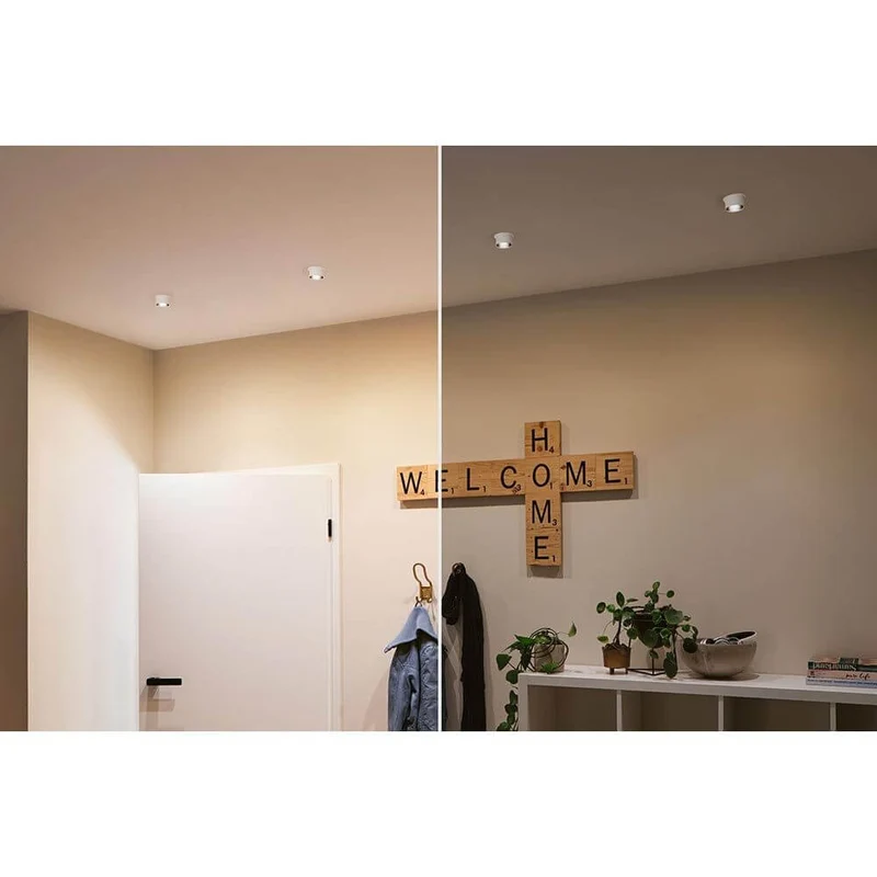 LED Einbauleuchte Gil Schwarz, Weiß IP44