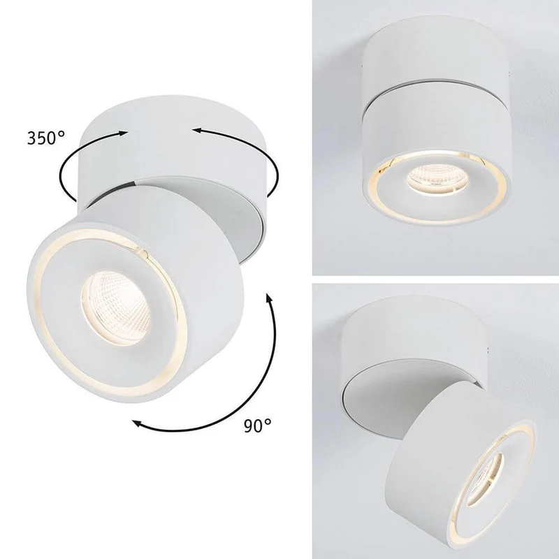 LED Deckenleuchte Spircle Strahler Weiß-Matt