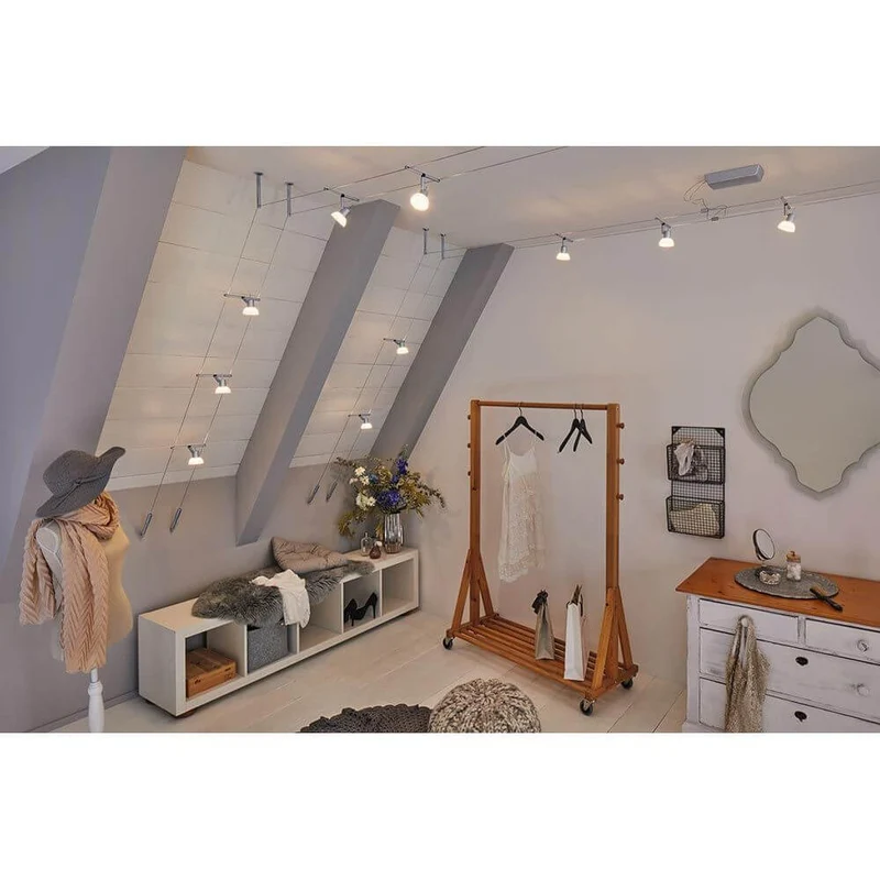 CorDuo Seilsystem Sheela Einzelspot Chrom-Matt