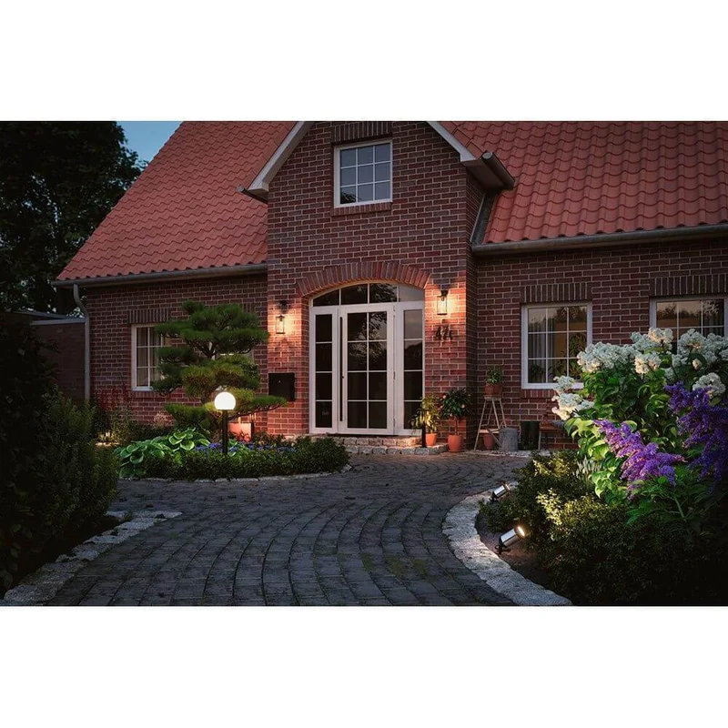 Plug & Shine LED Pollerleuchte Classic Anthrazit