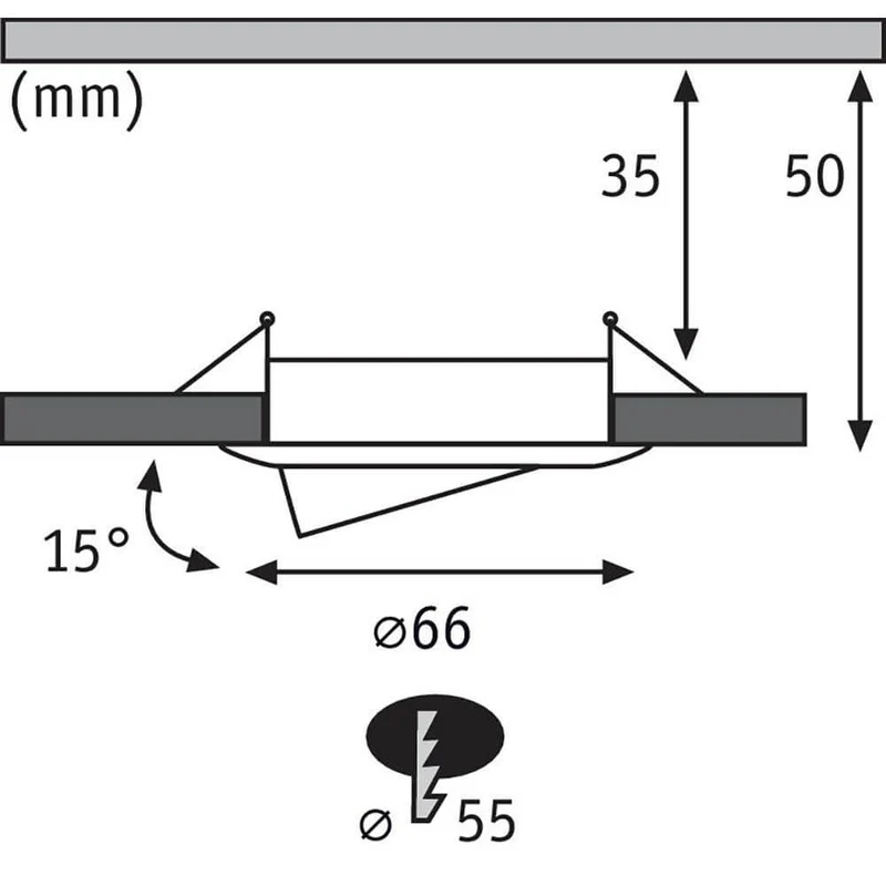 LED Einzelleuchte Nova Mini schwenkbar Rund 66mm