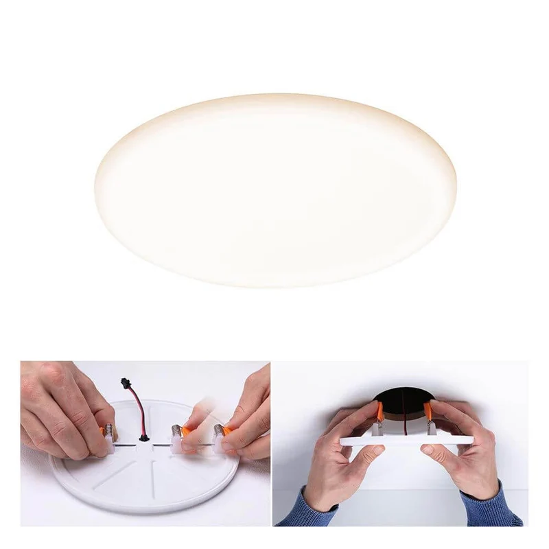 VariFit LED Einbaupanel Veluna mit 3-Stufen-Dimmer Satiniert