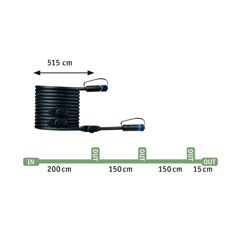 Plug & Shine LED Gartenstrahler Classic IP65 Anthrazit