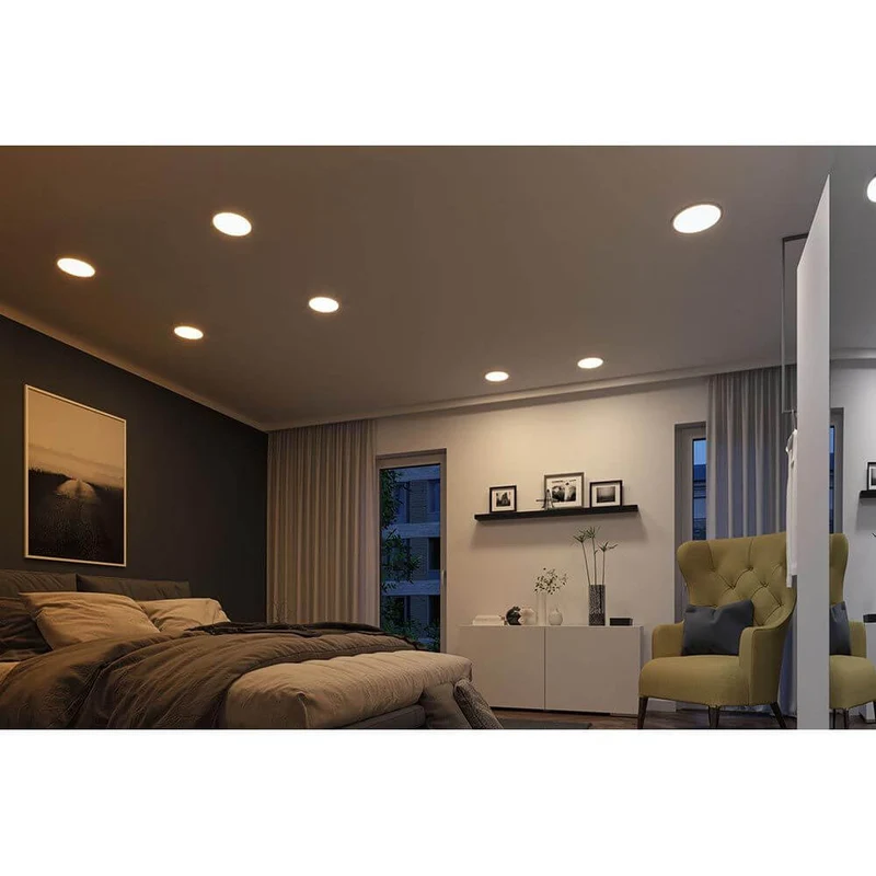 VariFit Areo LED Einbaupanel Smart Home Zigbee Chrom-Matt