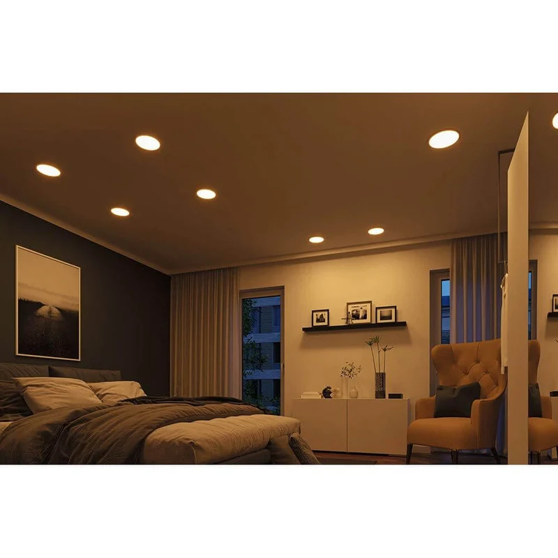 VariFit Areo LED Einbaupanel Smart Home Zigbee Chrom-Matt