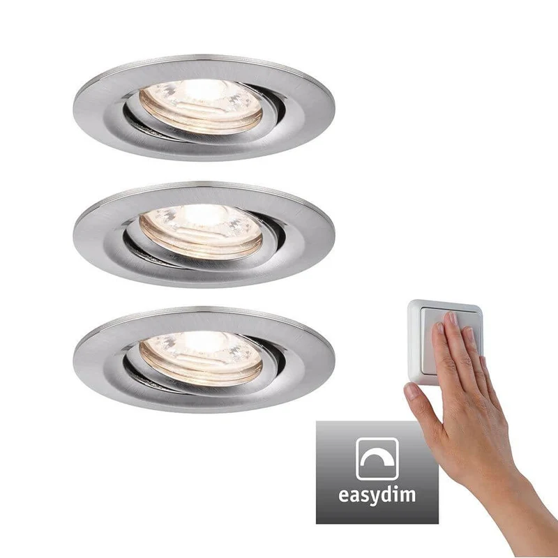 LED Einbauleuchte Nova Mini Plus LED Basis-Set Rund 66mm 15°