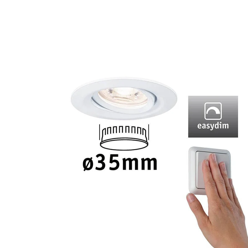 LED Einzelleuchte Nova Mini Plus Weiß-Matt