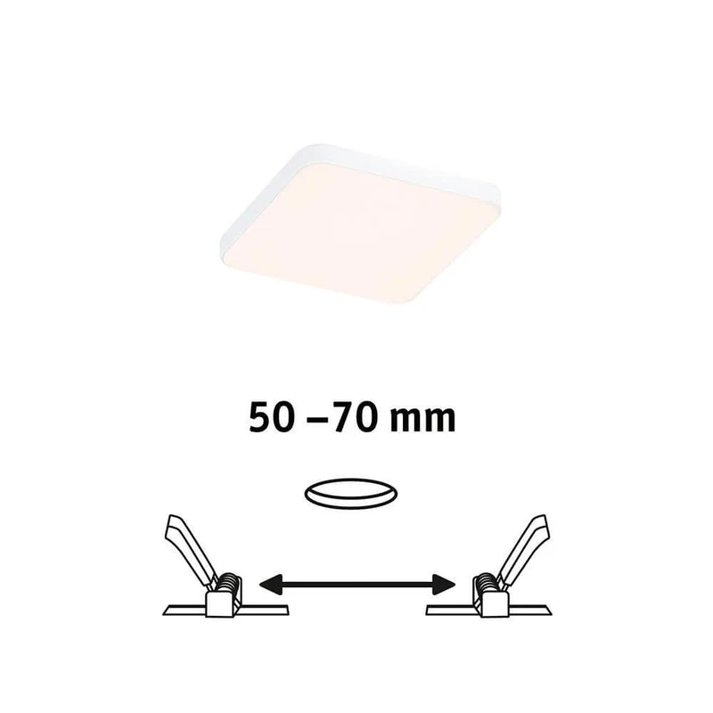 VariFit LED Einbaupanel Veluna Edge Eckig