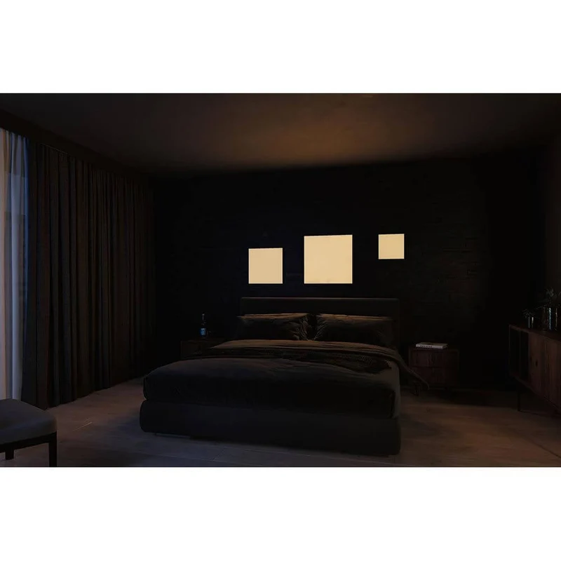 LED Panel Velora Rainbow RGBW Dynamisch Schwarz