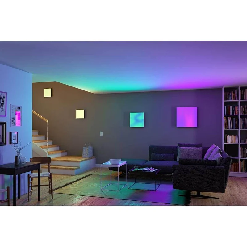 Velora LED Rainbow Panel RGBW Dynamisch Weiß 59x59cm