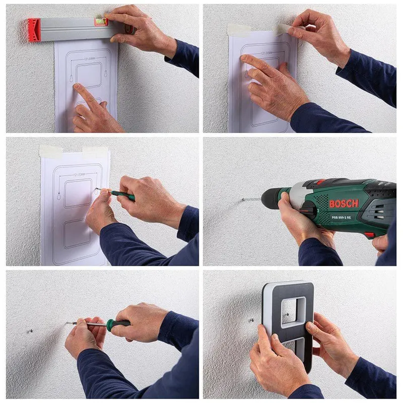 Solar LED Hausnummernleuchte Nummer 4
