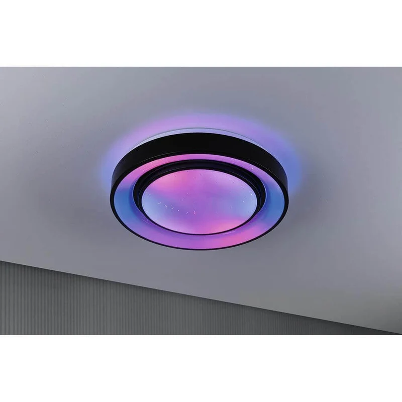 LED Deckenleuchte Rainbow Ø 37,5cm Schwarz
