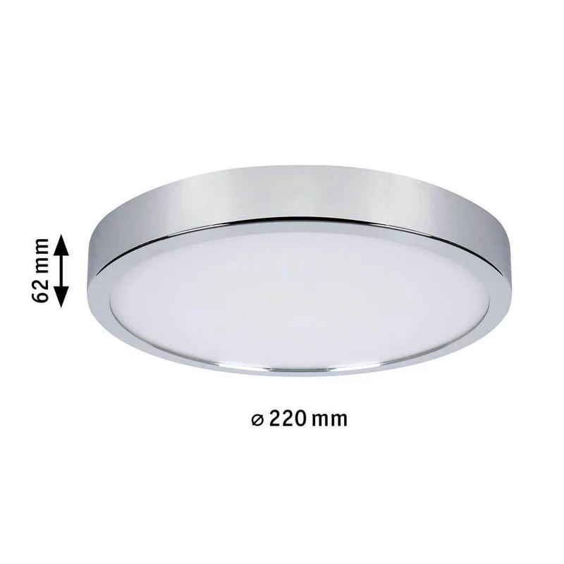 LED HomeSpa Panel Aviar Dim-to-Warm Weiß, Chrom