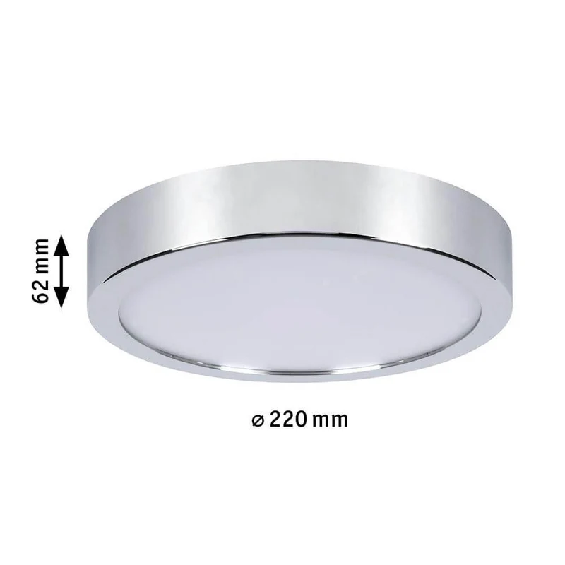 LED HomeSpa Panel Aviar Ø 22cm CCT-Steuerung Weiß, Chrom