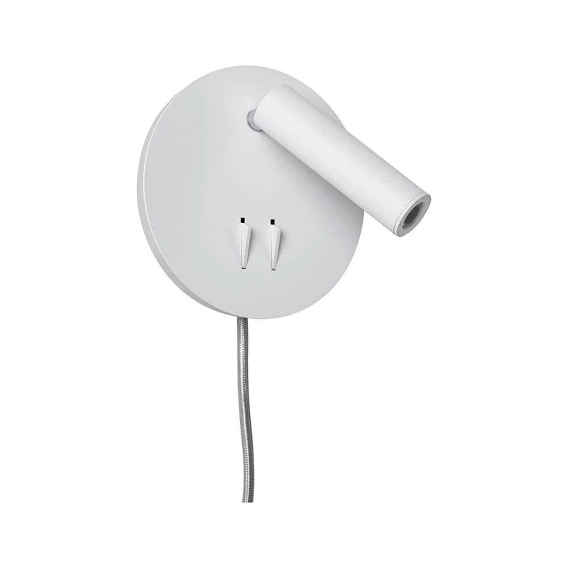LED Wandleuchte Tabari Weiß, Chrom