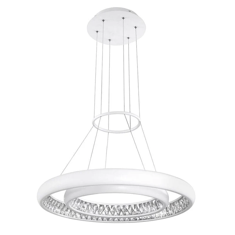 Lumi LED Hängeleuchte Ø 60cm Weiß