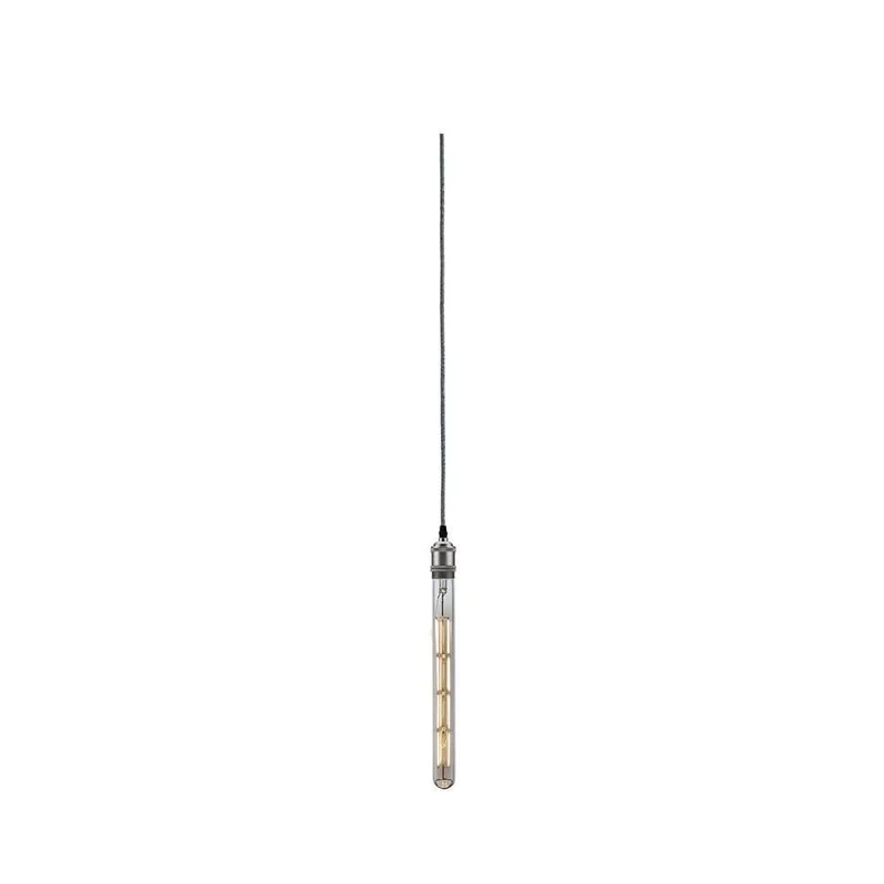 Neordic Pendelleuchte Eldar Grau, Nickel Dimmbar inkl. Stecker