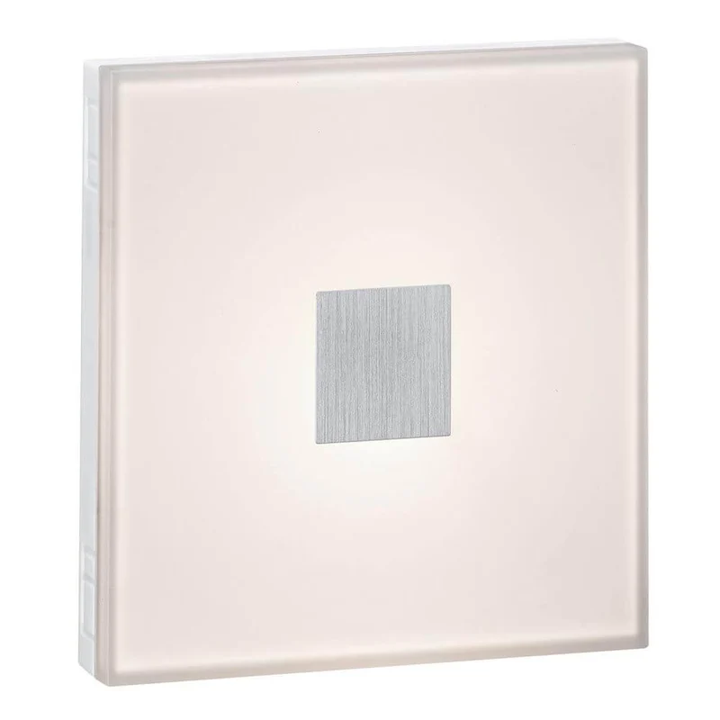 LumiTiles LED Fliesen Square Einzelfliese Metall Kunststoff, Weiß
